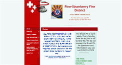 Desktop Screenshot of pine-strawberryfiredept.com